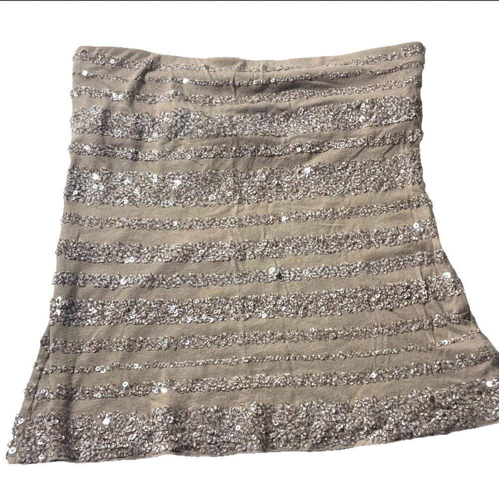 Express grey sequence tube top
